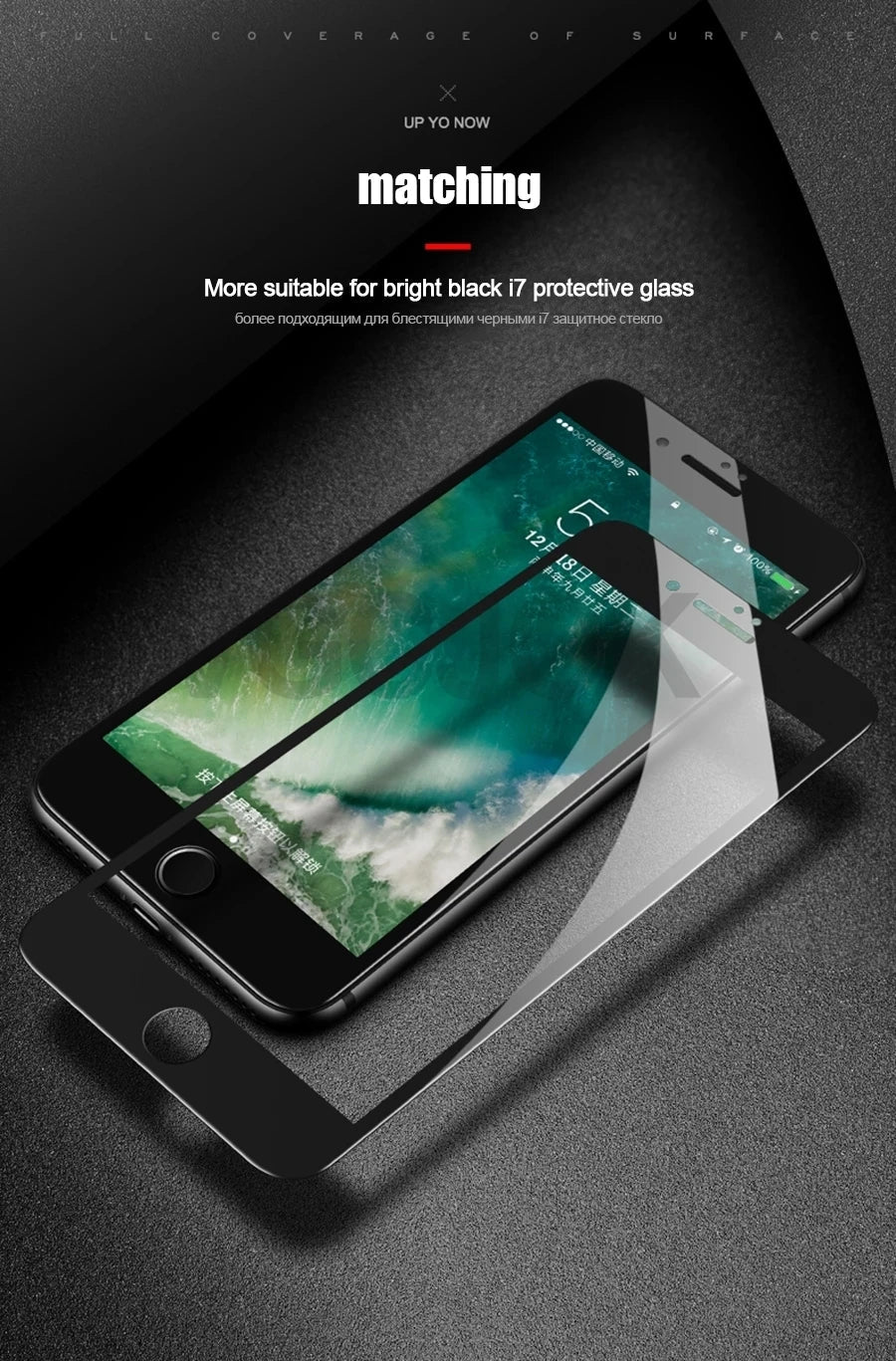 5PCS Tempered Glass Screen Protector for iPhone 7/8/6/6S Plus & SE 2020/2022