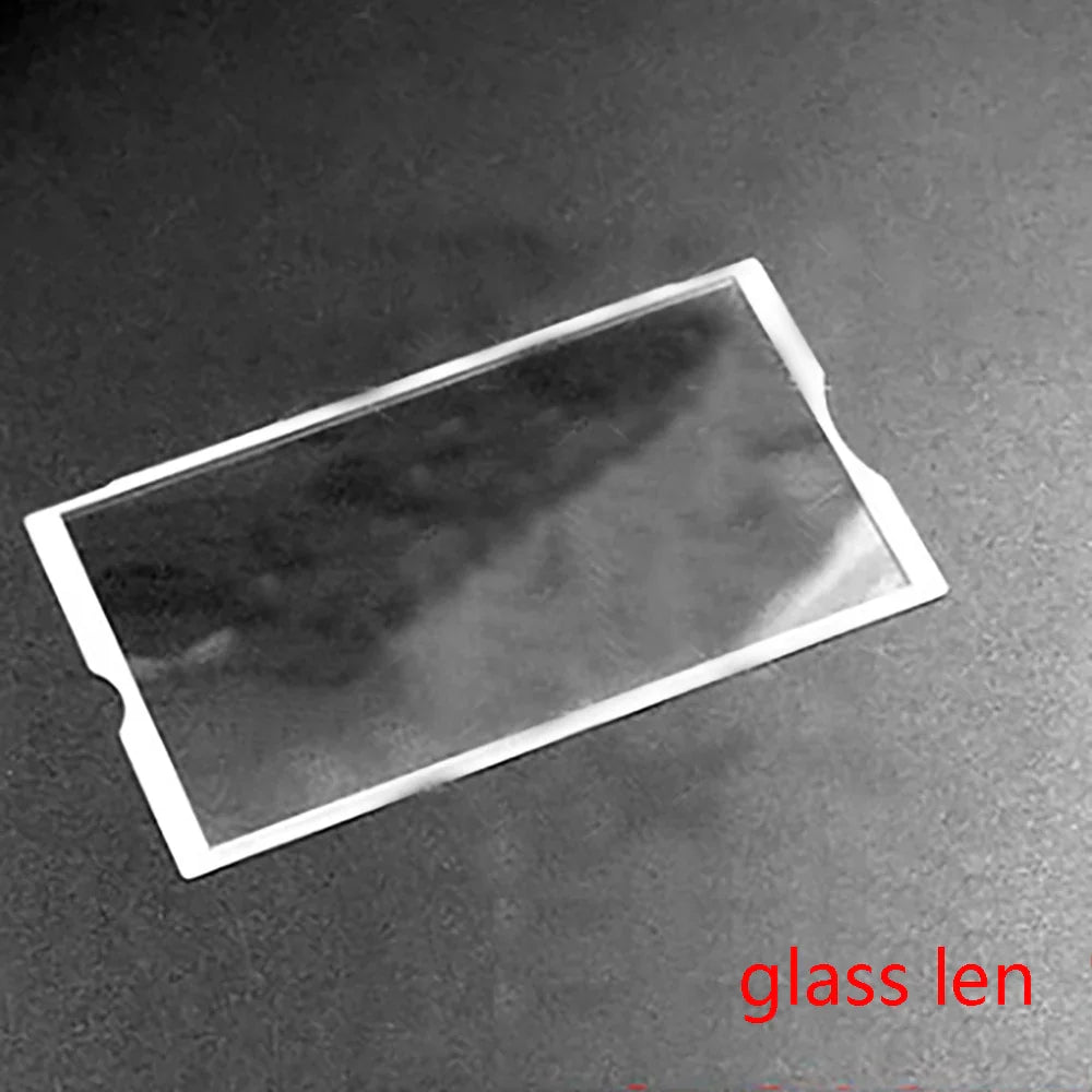 Mirror Lens for PSP 1000/2000/3000 – Transparent LCD Screen Lens Cover Protector with Replacement Frame