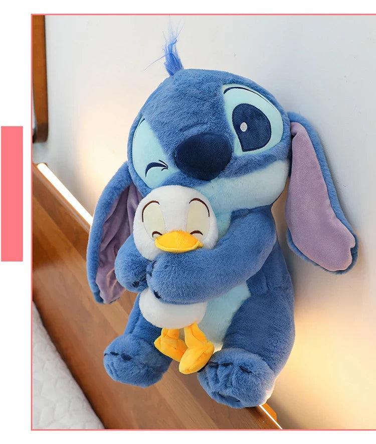 Disney 30cm Lilo & Stitch Plush Toys – Cute Anime Plushies & Donald Duck Stuffed Ornaments for Kids Christmas Gift