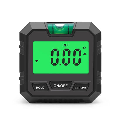 Digital 360° Angle Gauge – Mini Electronic Inclinometer with Magnetic Base, Universal Bevel Protractor Measurement Tool