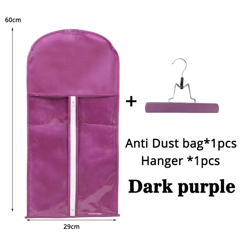 Wig Storage Bag with Hanger - Dustproof Protective Organizer Case for Hair Extensions & Wigs