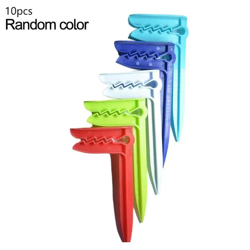 10PCS Beach Towel Clips – Outdoor Camping Mat Clips & Sheet Holders for Towel and Clothes Clamps