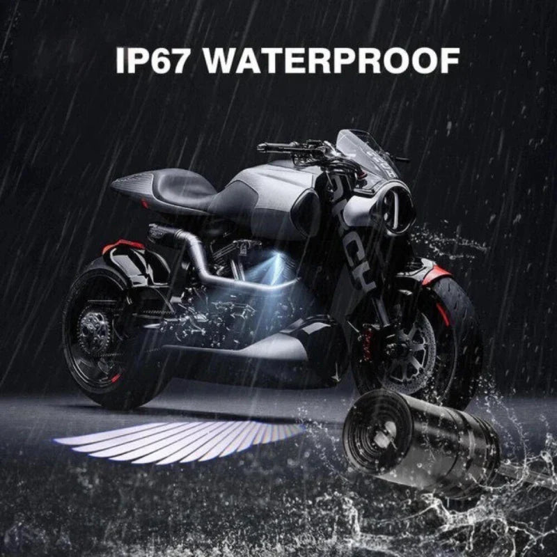 2 Pieces Motorcycle LED Underbody Light Projector – Ghost Angel Wings Laser Light