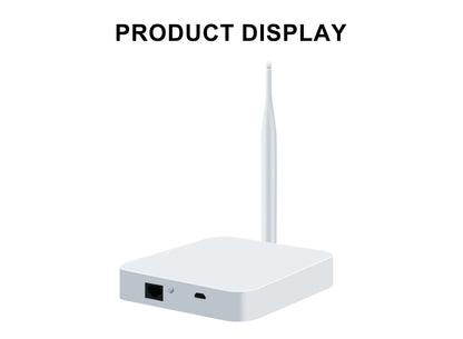GIRIER Tuya ZigBee Gateway Hub with Antenna - Smart Wired Mesh Bridge for Home Automation, Alexa & Google Assistant Compatible