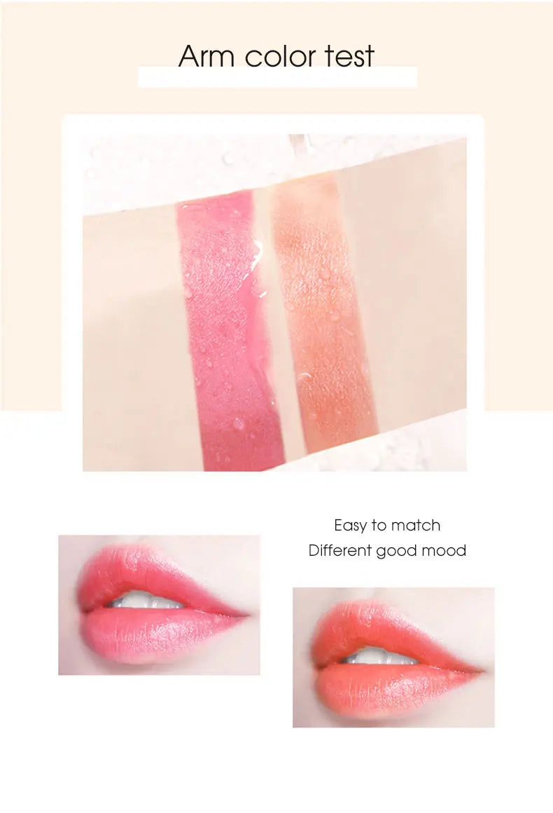 Jelly Color-Changing Lipstick – Warm, Long-Lasting Moisturizing Lip Balm That Won’t Smudge