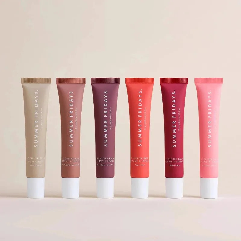 Summer Fridays Lip Balm – Moisturizing Vanilla Pink Sugar & Coffee Cake Scented Lip Gloss, Transparent Lip Oil Makeup