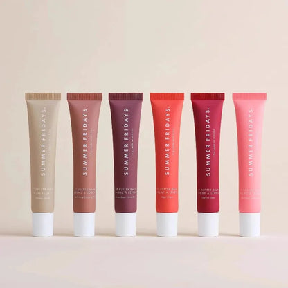Summer Fridays Lip Balm – Moisturizing Vanilla Pink Sugar & Coffee Cake Scented Lip Gloss, Transparent Lip Oil Makeup