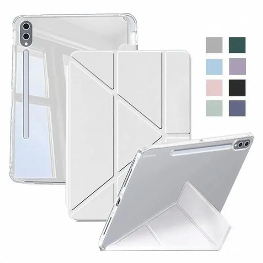 Samsung Galaxy Tab Smart Cover Case — Compatible with S10 Lite, S11, S9, S10 FE, S7/S7 FE, S8 Plus, S9 FE, A11/A9 Plus Lite, S6 Lite, S10 FE Plus 8.7–13.1″