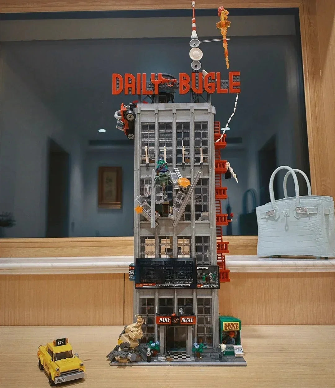 Newspaper Office Building Blocks Set — Anniversary Edition, Compatible with Lego, Perfect Christmas Gift 76178