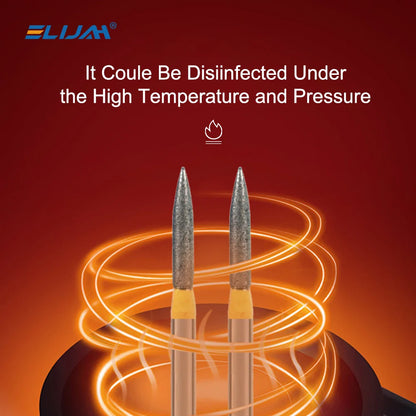 5pcs Dental Diamond Burs Drill FG 1.6mm – High-Speed Handpiece Burs for Polishing & Whitening