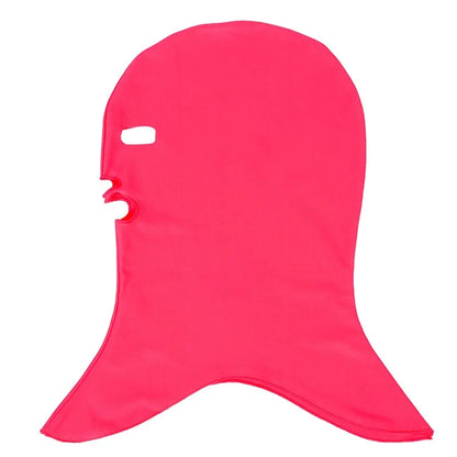 3-Hole Full Face Swim Mask - Unisex Summer Balaclava for Swimming, Surfing & Beach Sun Protection
