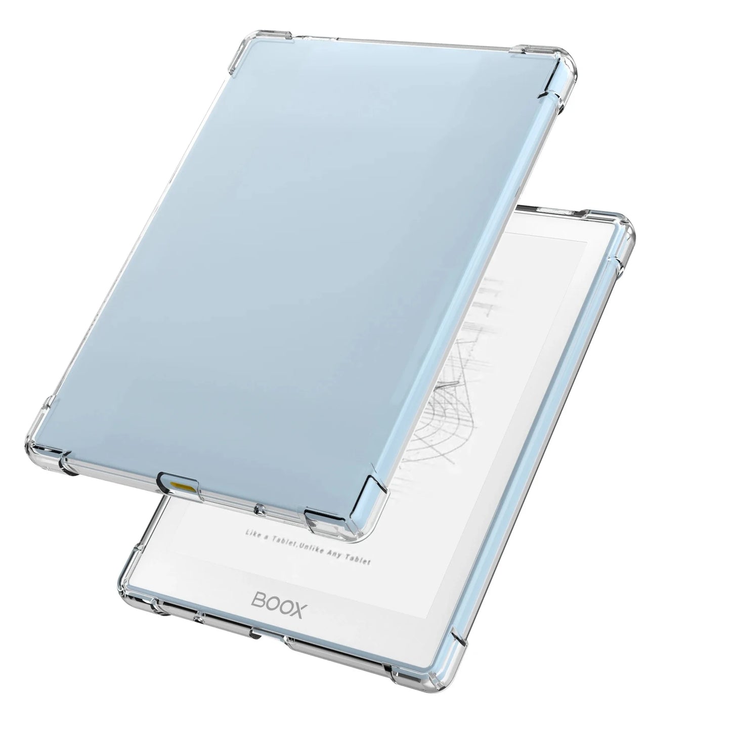Clear TPU Back Cover for Onyx Boox eBook – Shockproof Case for Poke 5, 5S, 4S, 4 Lite, and Go 6" (2024)
