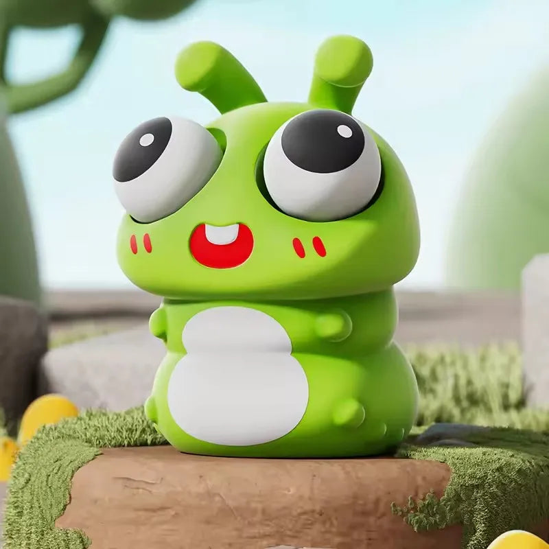 Pop Eye Cartoon Insect Squishy Toy – Anti-Stress Fidget Sensory Fun for Kids & Adults