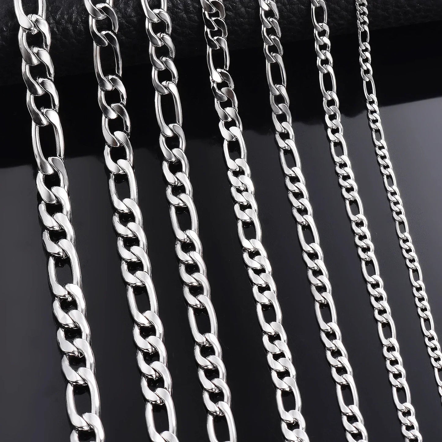 925 Sterling Silver Necklace — 2–12mm Width, 40–75cm Long Chain with Lobster Clasp for Men & Women, Engagement Jewelry