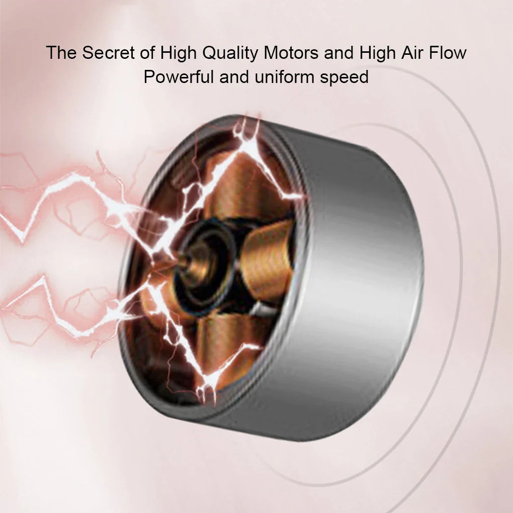 Portable Handheld Mini Fan – Lightweight ABS USB Rechargeable Pocket Fan for On-the-Go Cooling