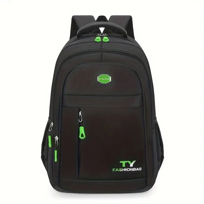 Men's Waterproof Backpack – Large Capacity Casual Laptop Bag with Adjustable Straps