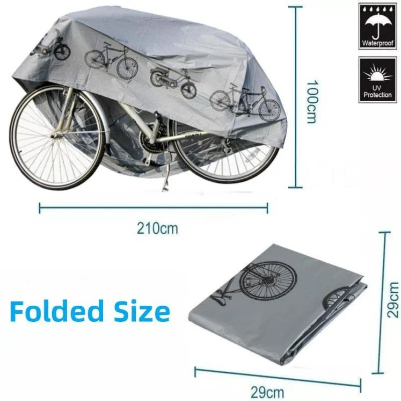 Bicycle Gear Waterproof Raincover – MTB Bike Cover for Outdoor Protection, Sunshine & Weatherproof Bike Case Accessory