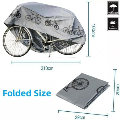 Bicycle Gear Waterproof Raincover – MTB Bike Cover for Outdoor Protection, Sunshine & Weatherproof Bike Case Accessory
