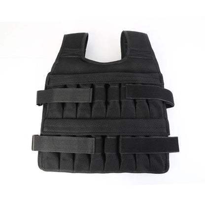 Adjustable Weight Training Vest — 3/15/35kg Fitness Running Jacket for Workout & Jogging