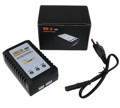 MAX RC B3 20W Pro Compact Balance Charger – 2S 3S 7.4V 11.1V Lithium LiPo Battery Charger