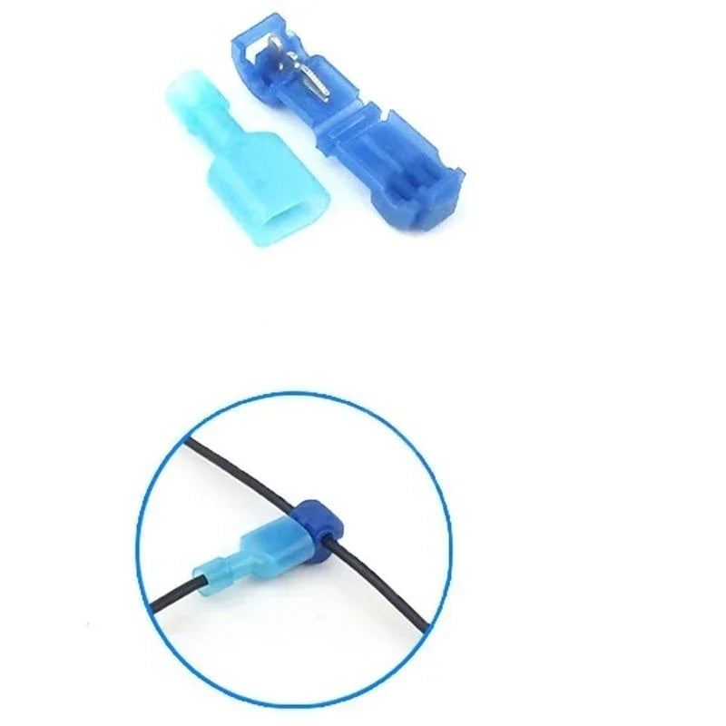 20/40PCS Quick Electrical Cable Connectors | Snap Splice Lock Wire Terminals for Motorcycles & Ham Radio