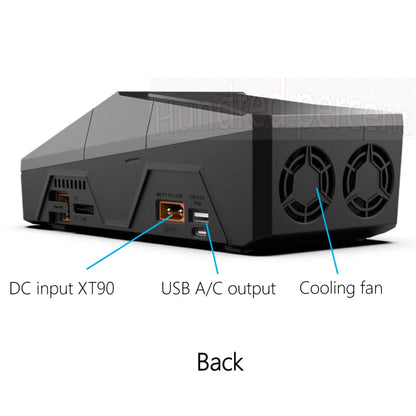 ToolkitRC Q6AC Charger — AC 400W/DC 1000W 4CH with USB A/Type-C, LiPo 1-6S, NiMH 1-16S, PB 1-10S, IPS Display