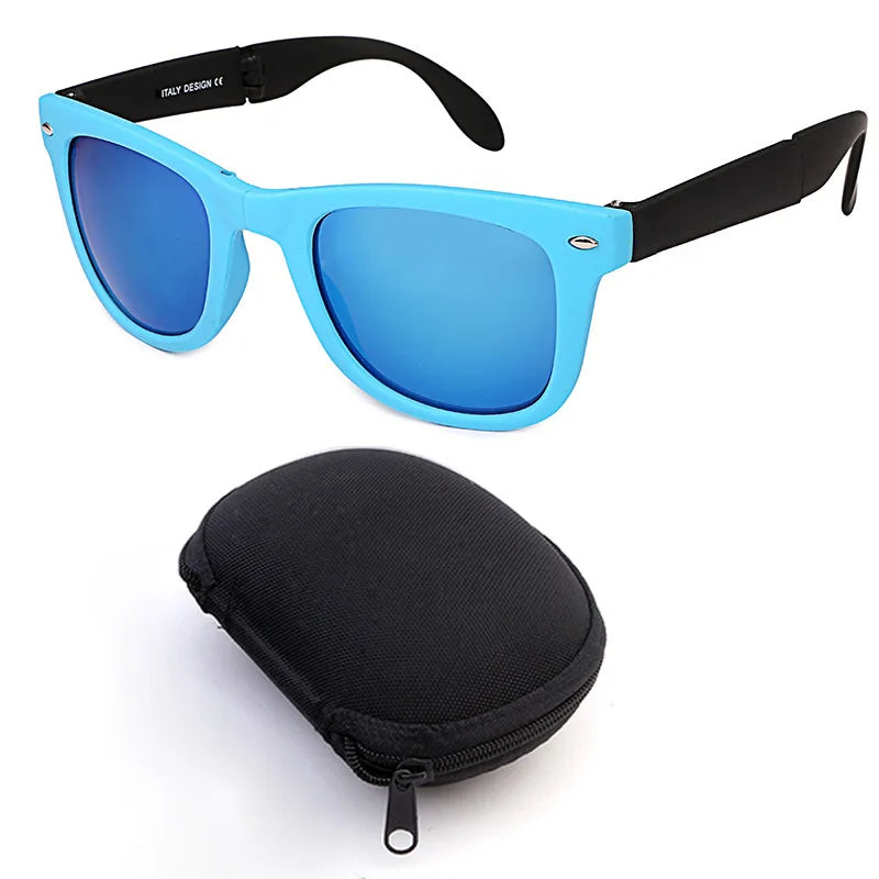 2025 Foldable Square Sunglasses – UV400 Men’s Driving & Women’s Outdoor Sports Cycling Goggles