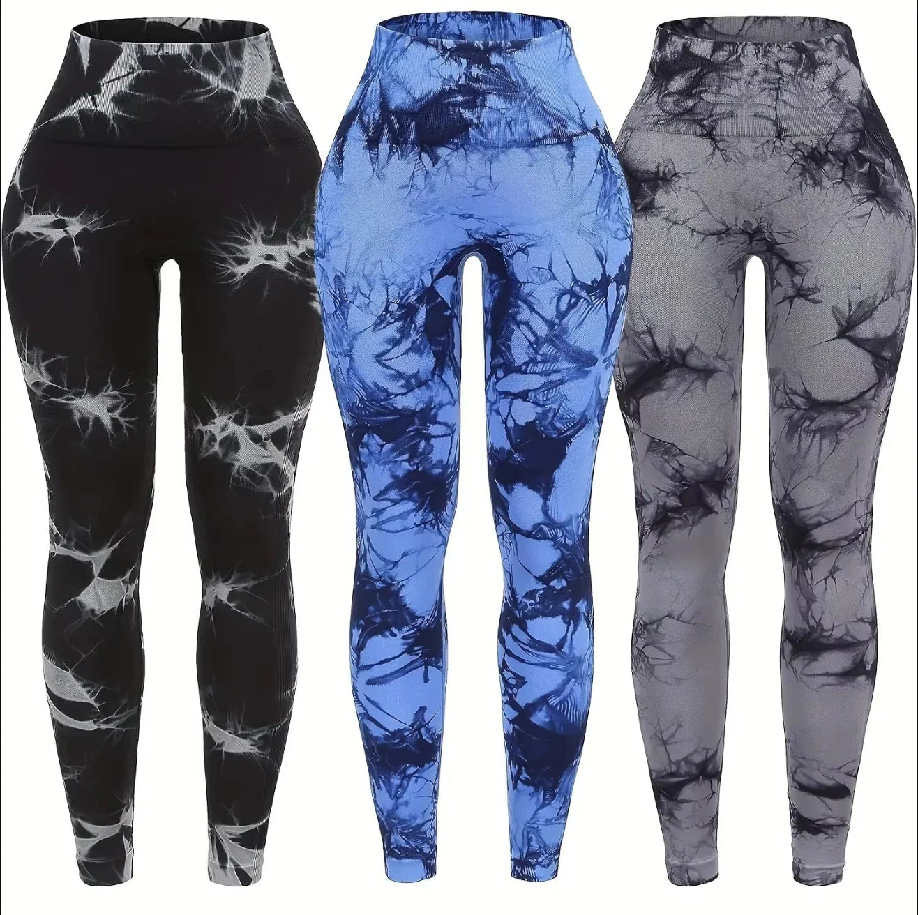 Women’s High-Waist Yoga Pants — Seamless Push-Up Sport Leggings for Fitness, Workout & Gym Wear