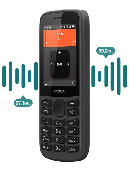 Nokia 215 4G Mobile Phone — Dual SIM, FM Radio, 1150mAh Standby, Feature Phone with Hebrew Keyboard, 100% Original