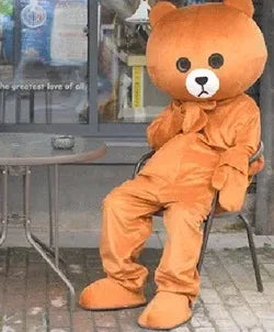 Brown Bear Plush Doll Costume – Festival & Party Wear, Ideal Halloween & Christmas Gift for All Ages