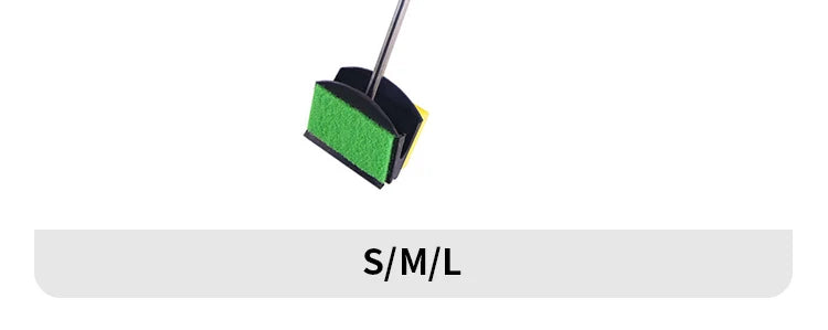Fish Tank Long Handle Brush – Double-Sided Cleaning Brush for Aquariums, Aquarium Cleaning Tools