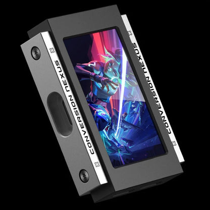 HUESPARK & HMLAB PIEXLHUB 1-to-3 USB Gaming Hub – 8K Stable Power Supply for Trendy Desk Setup, Designed for Gamers