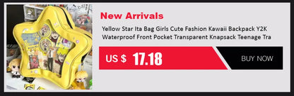 Y2K Korean Kawaii Cat Ita Bag — Cute PU Transparent Shoulder & Crossbody Bag for Girls, Harajuku Style Backpack