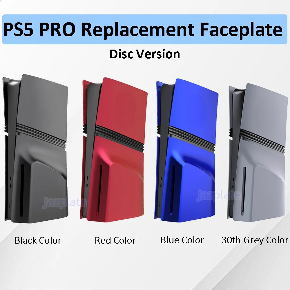 PS5 Pro Disc Console Accessories – Hard Plastic Protective Replacement Faceplate Cover, Color Case