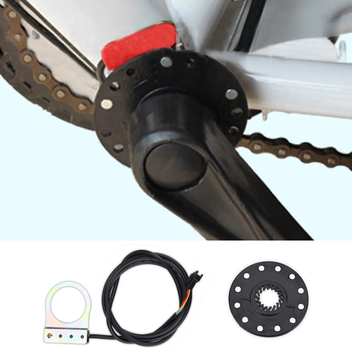 New E-Bike PAS System Speed Sensor — 12-Magnet Electric Pedal Assistant Sensor