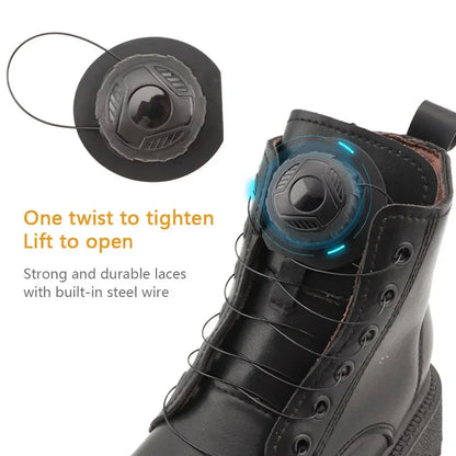 Round No-Tie Shoe Laces – Large Swivel Buckle Automatic Laces for Sneakers & Boots, Unisex Shoe Accessories