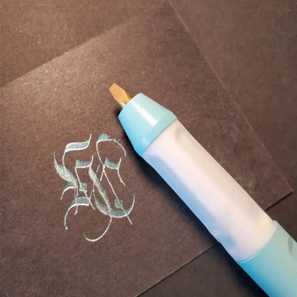USB Hot Foil Pen with 0.8/1.5/2.5mm Tips – Slim Heat-Resistant Grip for DIY Calligraphy on Paper & Leather