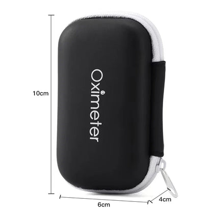 JUSTLANG Oximeter Storage Box – Tool Bag Pouch for Travel Essentials, Protective Kit with Organized Layout