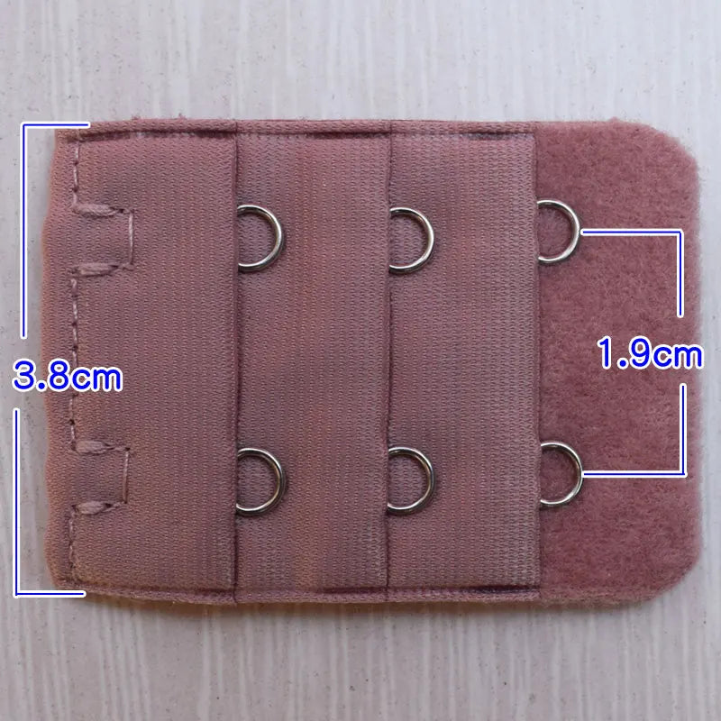 3.8cm 2-Hook Bra Extender Clip – Adjustable Back Belt Buckle for Women’s Underwear & Soft Bra Extension