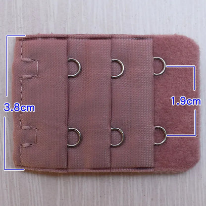 3.8cm 2-Hook Bra Extender Clip – Adjustable Back Belt Buckle for Women’s Underwear & Soft Bra Extension