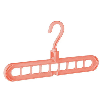 9-Hole Multi-Function Clothes Hanger Organizer – Space-Saving Folding Magic Rack for Scarves & Clothes