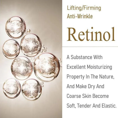 Retinol Moisturizing Face Cream — Repairing, Nourishing & Brightening Anti-Aging Skincare for Healthy Facial Skin