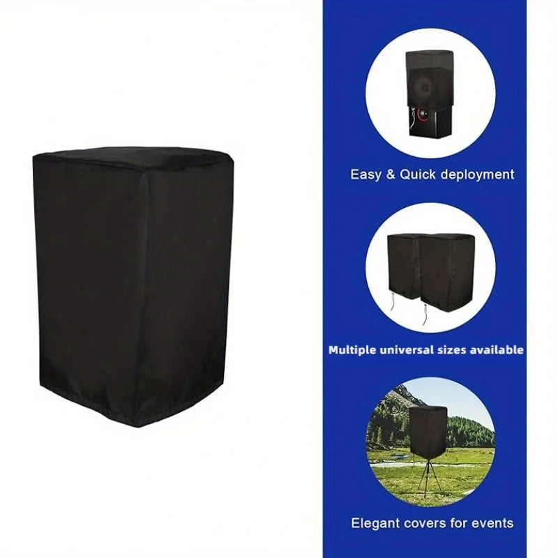 All-Weather UV-Resistant Oxford Speaker Cover — Indoor & Outdoor Protective Cover, Multiple Sizes Available