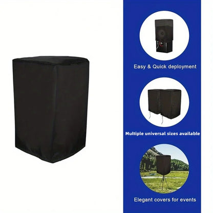 All-Weather UV-Resistant Oxford Speaker Cover — Indoor & Outdoor Protective Cover, Multiple Sizes Available