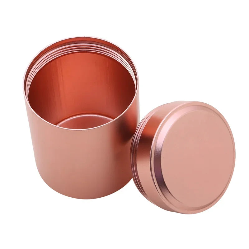 Mini Stainless Steel Metal Tea Box — Portable Travel Container & Organizer for Sugar, Coffee, and Household Storage
