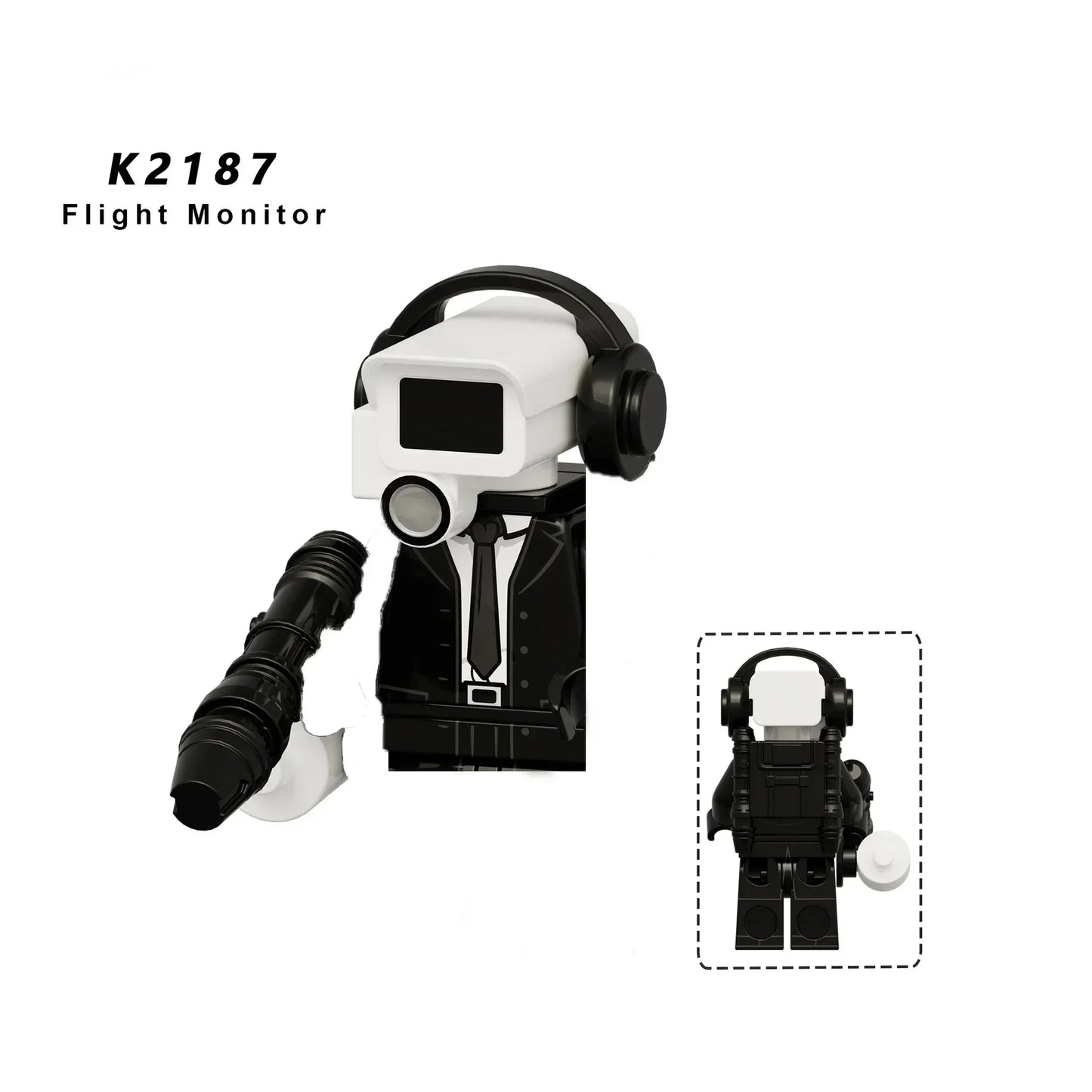 KDL Skibidi Toilet Man Anime Block Figures – TVMan, Titan, Cameraman & Speakerman Model Toy Gift for Kids