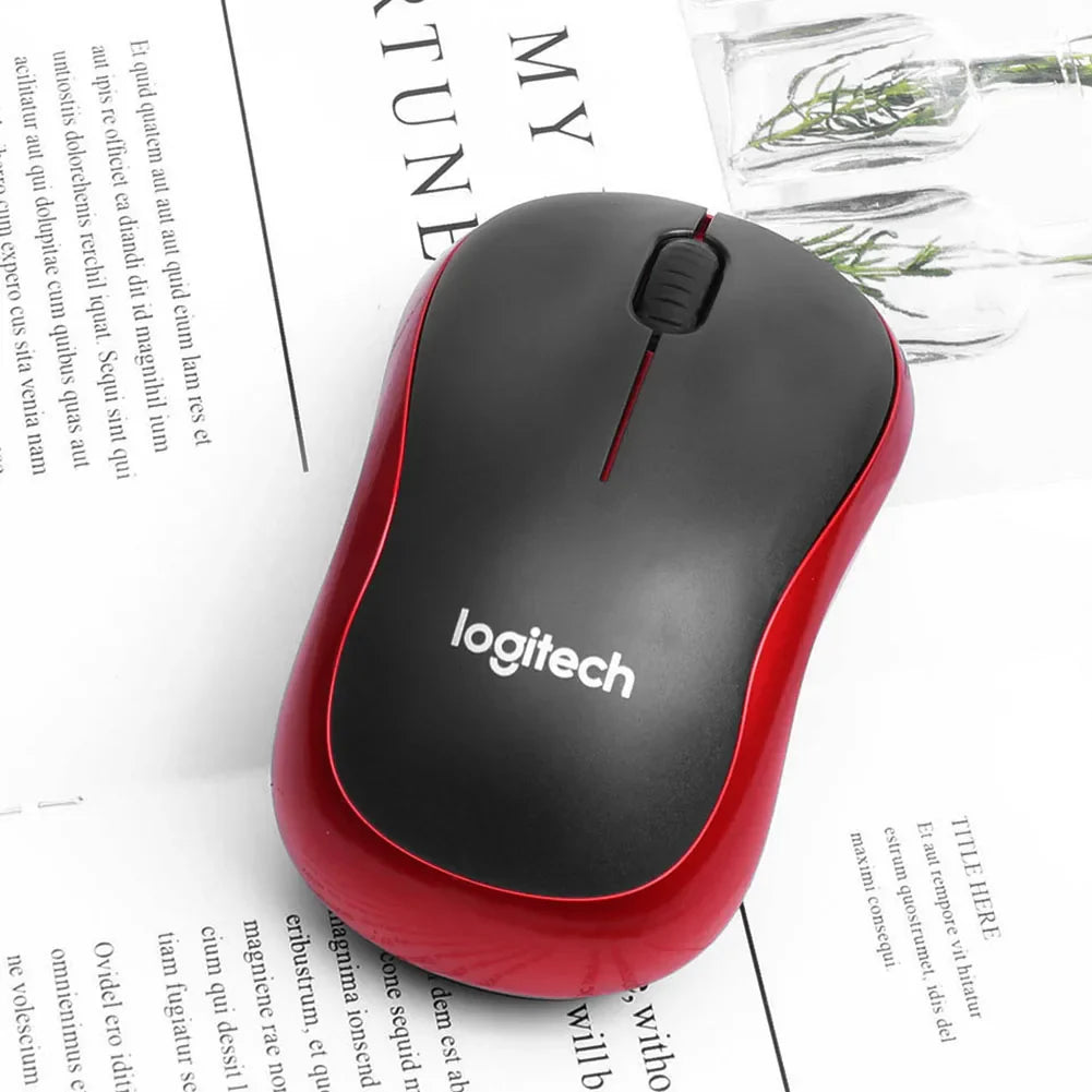 Logitech M330 Wireless Gaming Mouse - 2.4GHz USB, 1000DPI, 3-Button Optical Mouse for Laptops & PCs