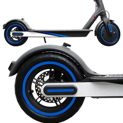 Scooter Night Riding Reflective PVC Warning Strip Decals - Waterproof Modification Parts for Xiaomi Mijia M365