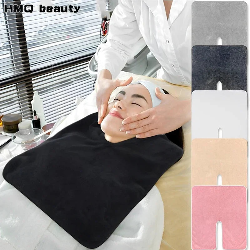 U-Shape Microfiber Towel — Salon Spa Facial & Neck Treatment Cosmetic Accessory