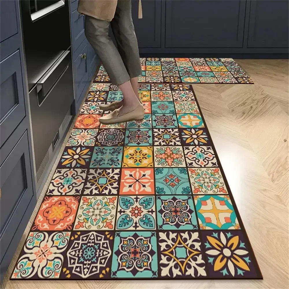 Non-Slip Kitchen & Living Room Floor Rug – Long Area Mat for Entrance, Home Decor